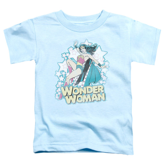 DC Comics Im Wonder Woman Toddler Kids Youth T Shirt Light Blue