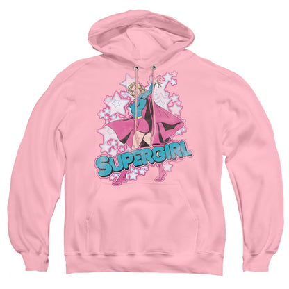 Dc Im Supergirl Mens Hoodie Pink Officially Licensed