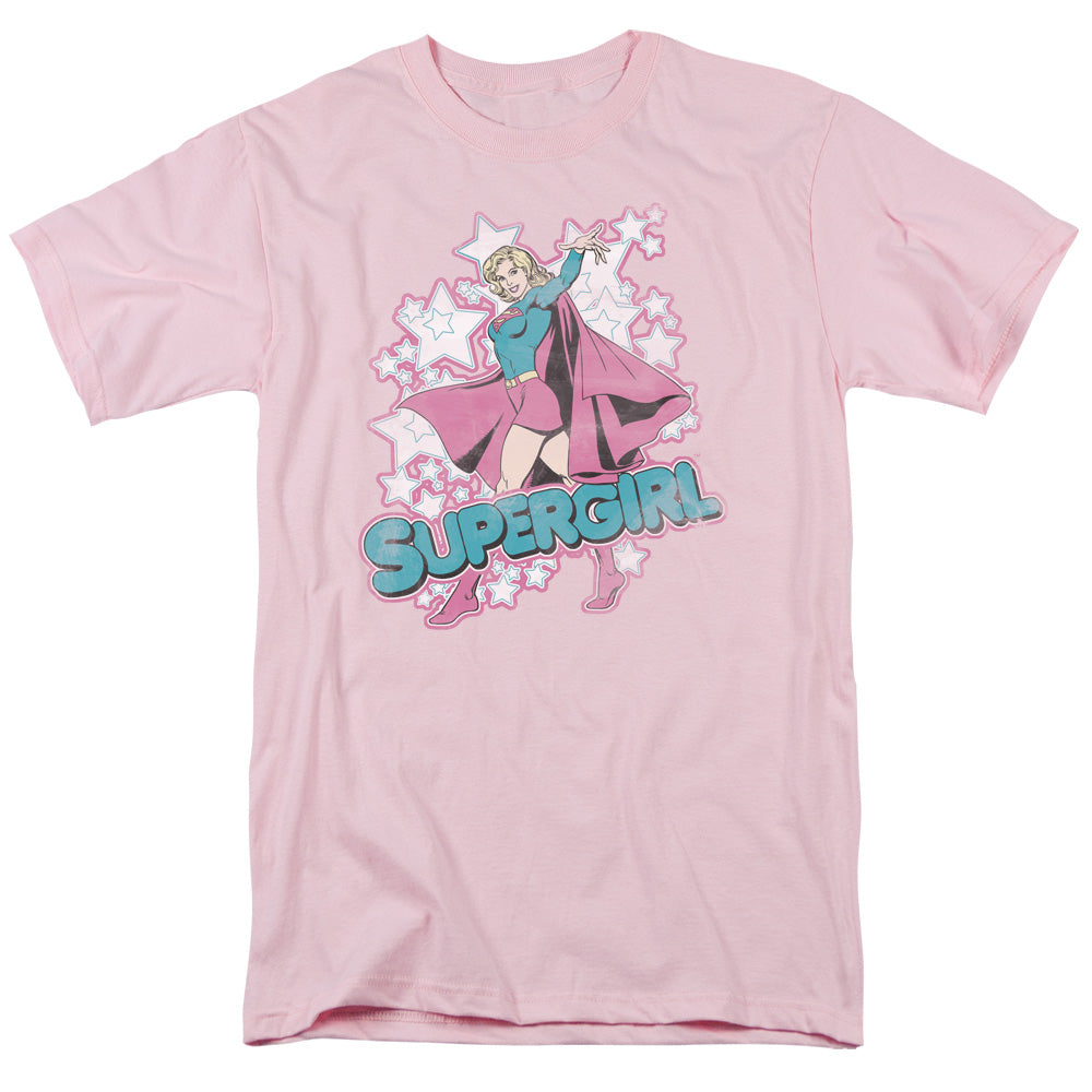 DC Comics Im Supergirl Mens T Shirt Pink