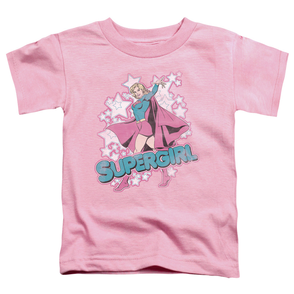 DC Comics Im Supergirl Toddler Kids Youth T Shirt Pink