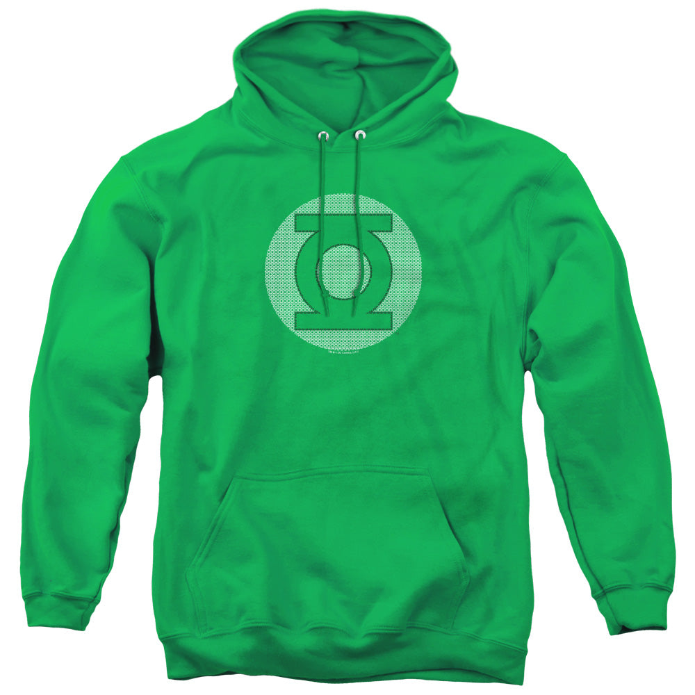 DC Comics Gl Little Logos Mens Hoodie Kelly Green
