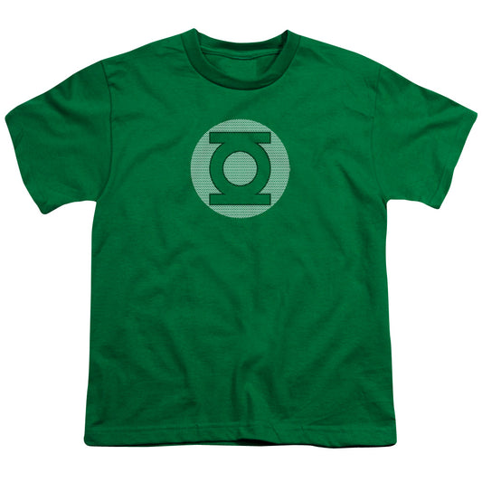 DC Comics Gl Little Logos Kids Youth T Shirt Kelly Green