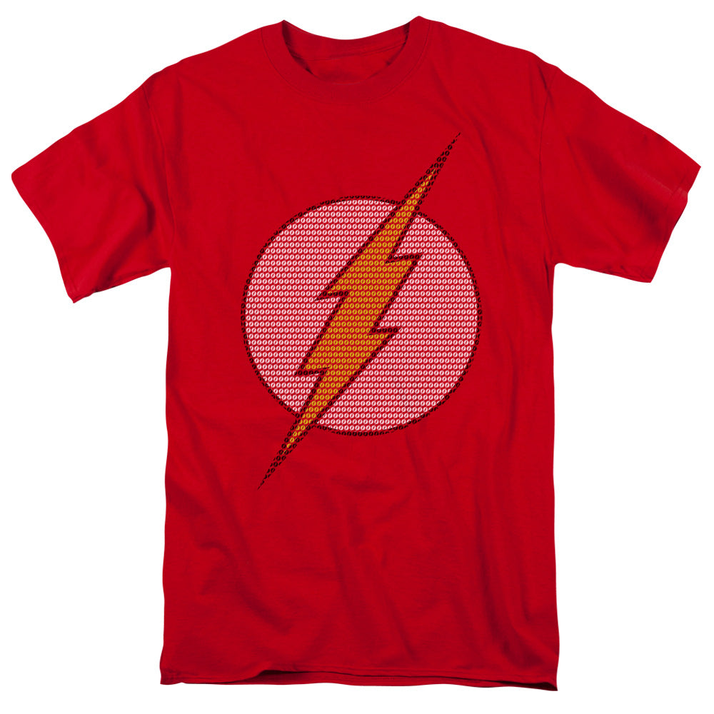 DC Comics Flash Flash Little Logos Mens T Shirt Red