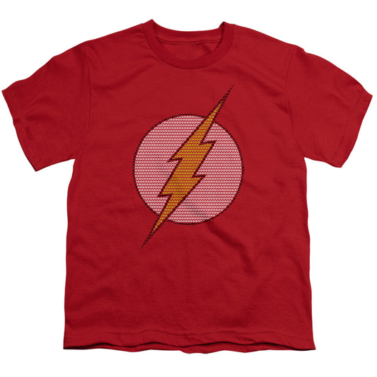 DC Comics Flash Flash Little Logos Kids Youth T Shirt Red