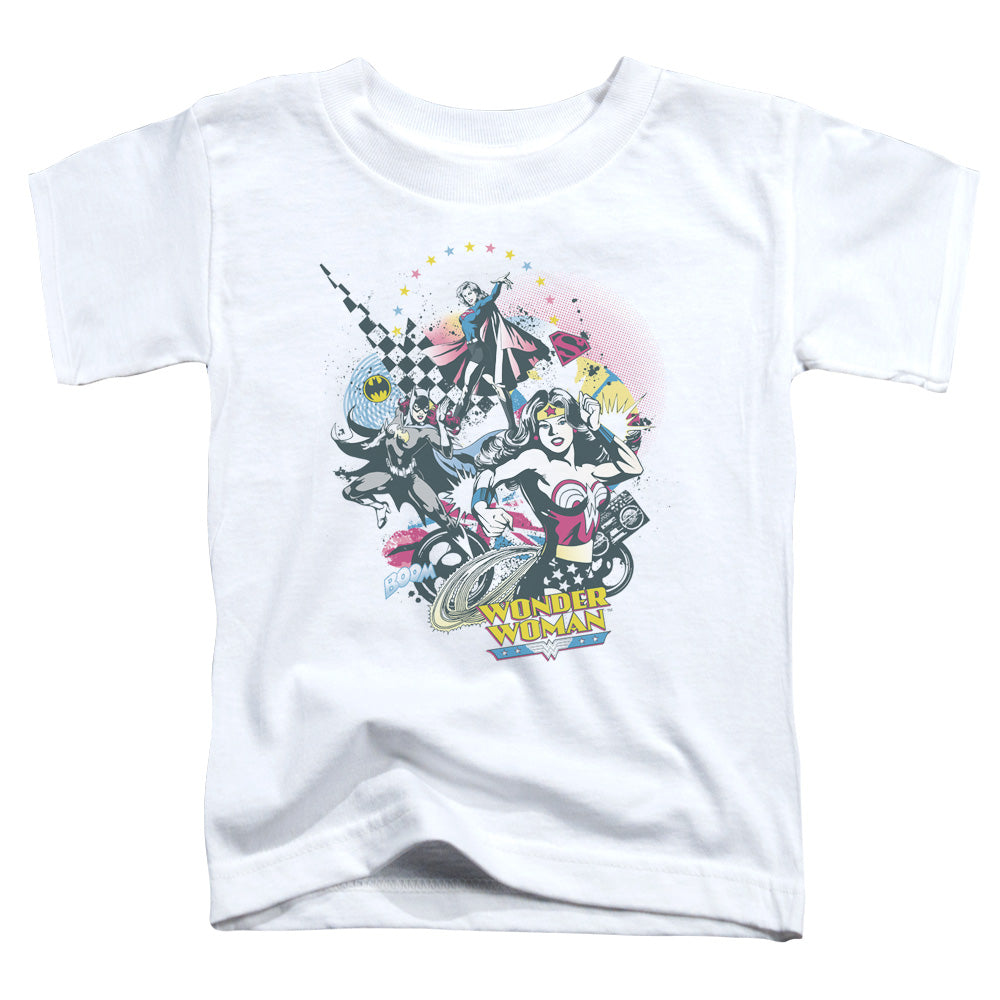 DC Comics Power Trio Toddler Kids Youth T Shirt White