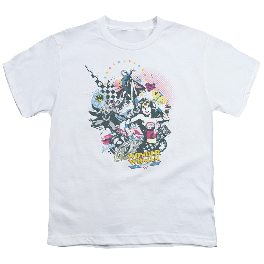 DC Comics Power Trio Kids Youth T Shirt White