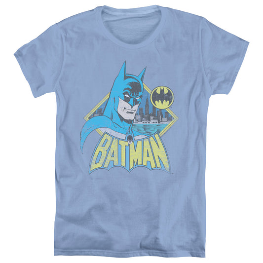 DC Comics Watch Yourself Womens T Shirt Carolina Blue