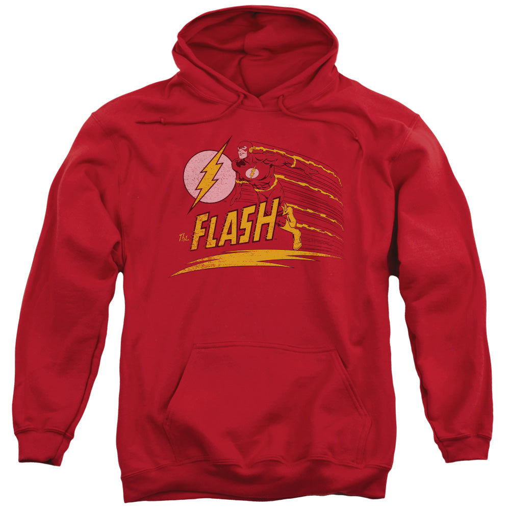 DC Comics Flash Like Lightning Mens Hoodie Red