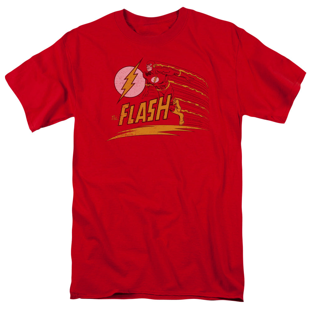 DC Comics Flash Like Lightning Mens T Shirt Red