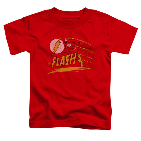 DC Comics Flash Like Lightning Toddler Kids Youth T Shirt Red