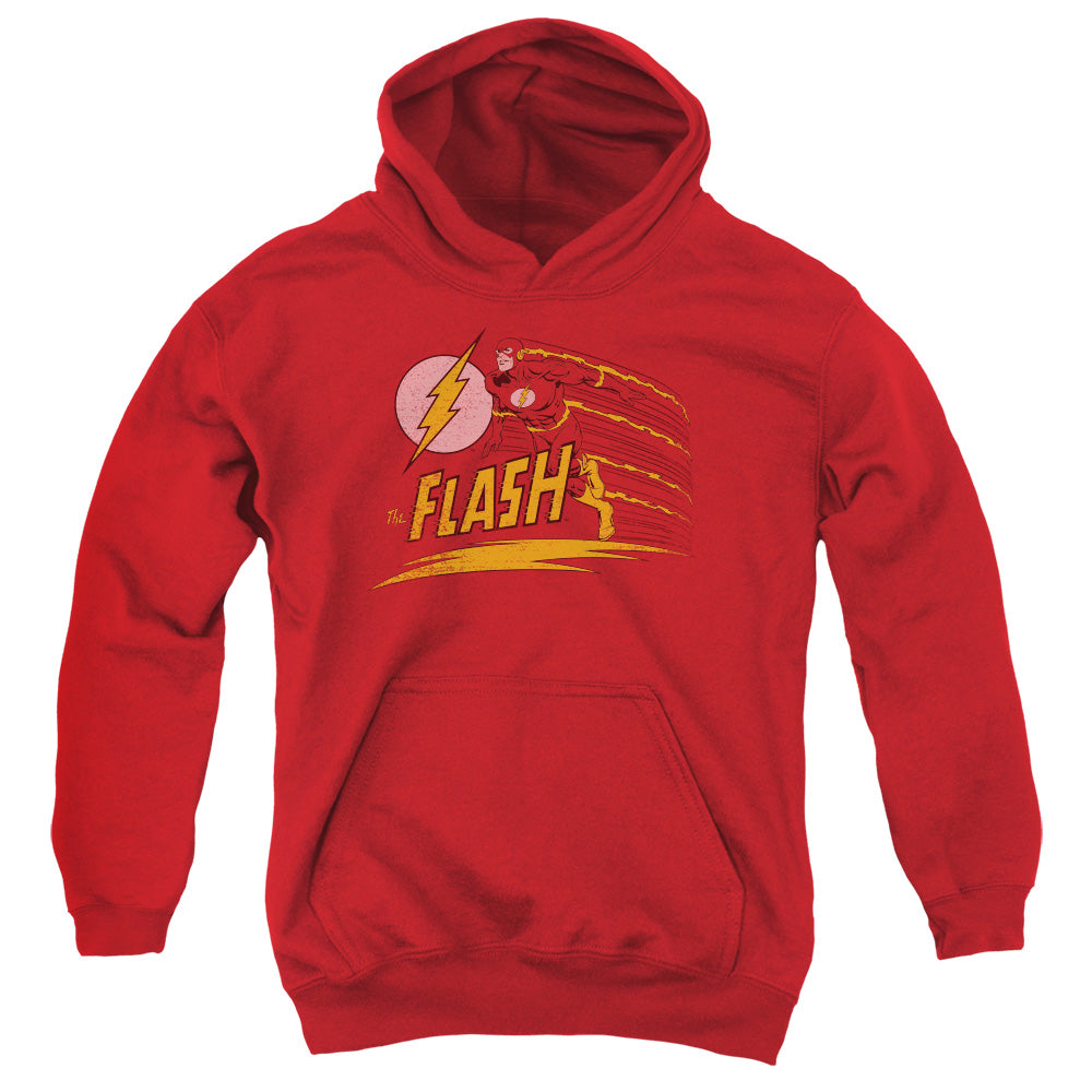 DC Comics Flash Like Lightning Kids Youth Hoodie Red
