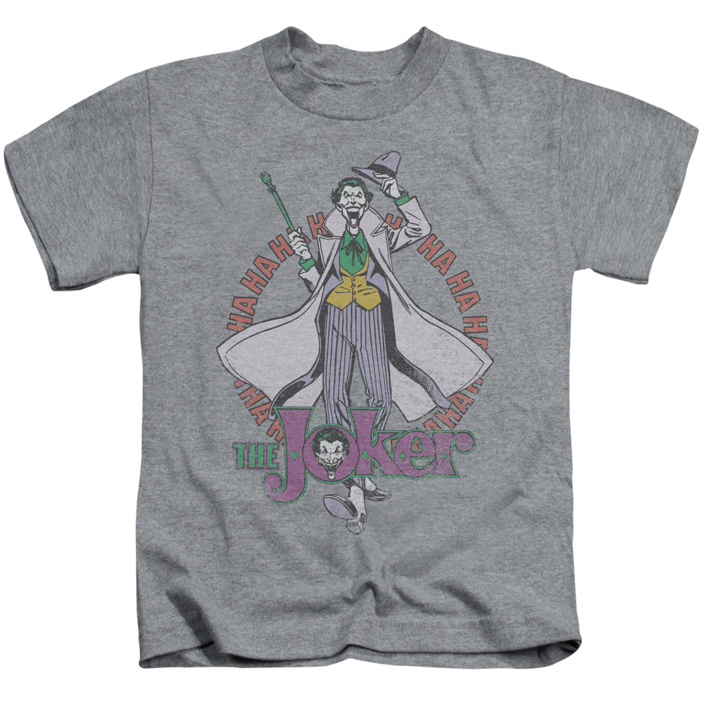 DC Comics Maniacal Juvenile Kids Youth T Shirt Athletic Heather 