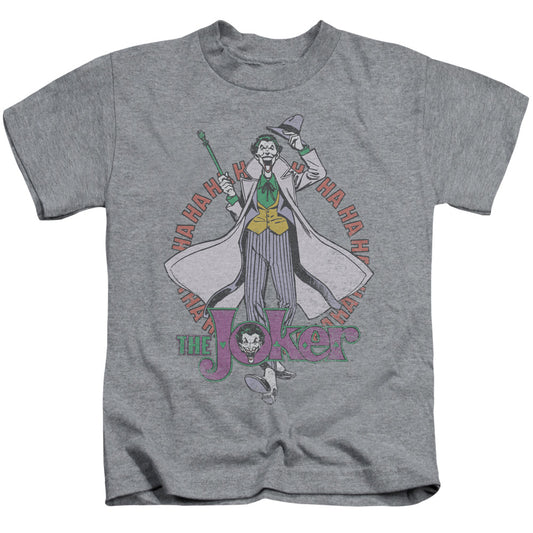 DC Comics Maniacal Juvenile Kids Youth T Shirt Athletic Heather 