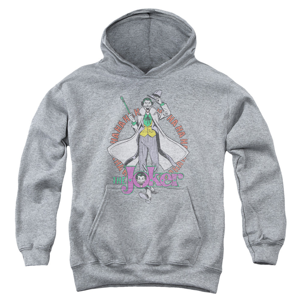 DC Comics Maniacal Kids Youth Hoodie Heather