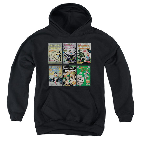 DC Comics Ww Covers Kids Youth Hoodie Black