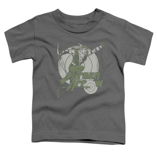 DC Comics Right on Target Toddler Kids Youth T Shirt Charcoal