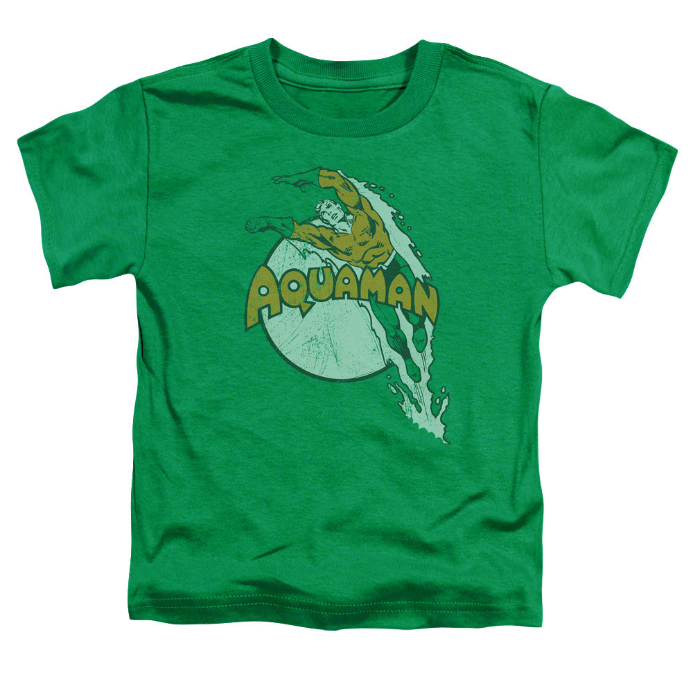 DC Comics Splash Toddler Kids Youth T Shirt Kelly Green