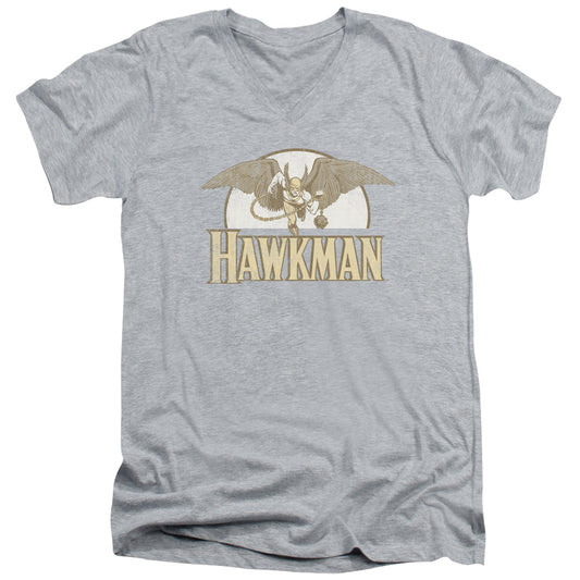 DC Comics Fly by Mens Slim Fit V Neck T Shirt Athletic Heather