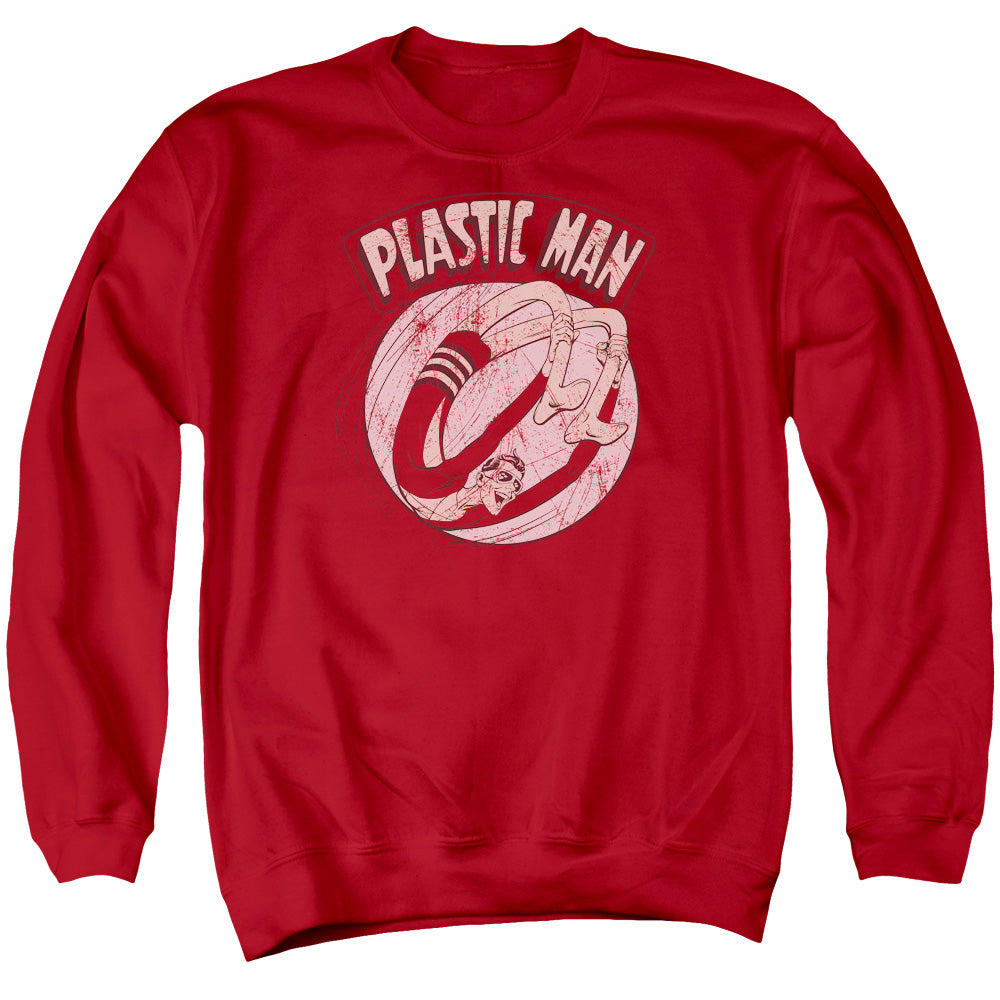 DC Comics Bounce Mens Crewneck Sweatshirt Red