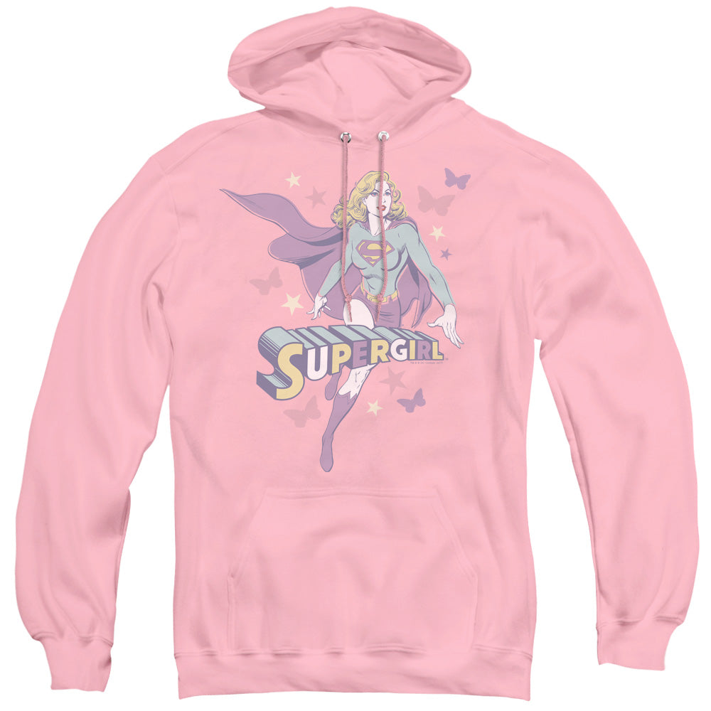 DC Comics Supergirl Pastels Mens Hoodie Pink