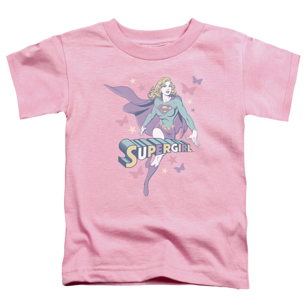 DC Comics Supergirl Pastels Toddler Kids Youth T Shirt Pink