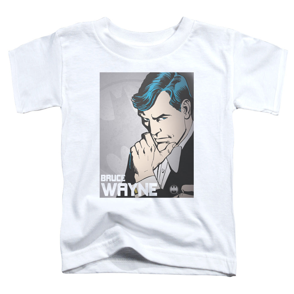 DC Comics Bruce Wayne Toddler Kids Youth T Shirt White