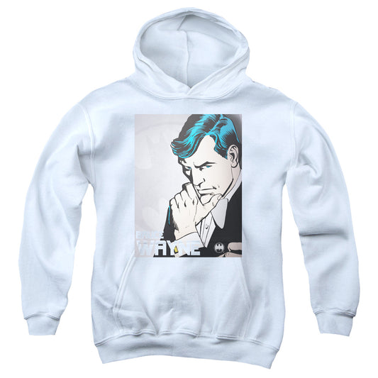 DC Comics Bruce Wayne Kids Youth Hoodie White