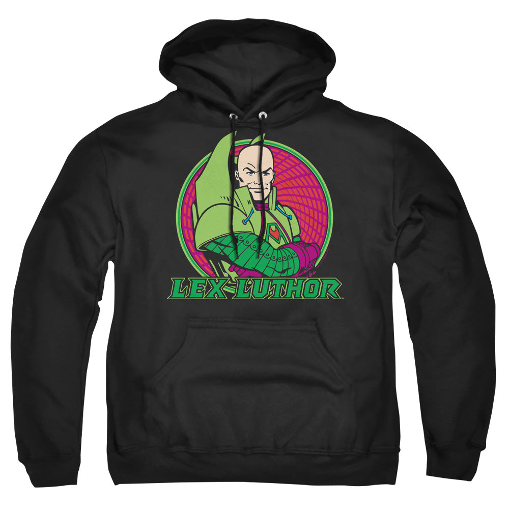 Dc Lex Luthor Mens Hoodie Black Officially Licensed