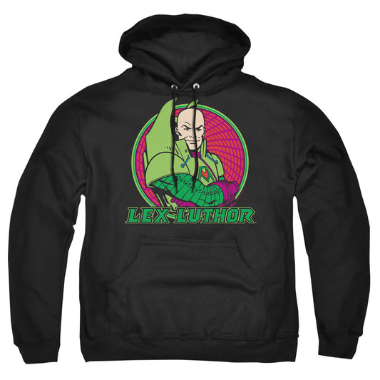 Dc Lex Luthor Mens Hoodie Black Officially Licensed
