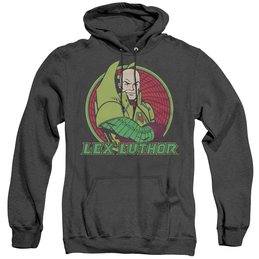 DC Comics Lex Luthor Heather Mens Hoodie Black