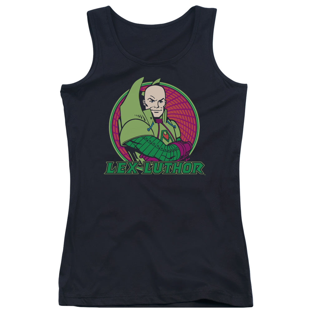 DC Comics Lex Luthor Womens Tank Top Shirt Black