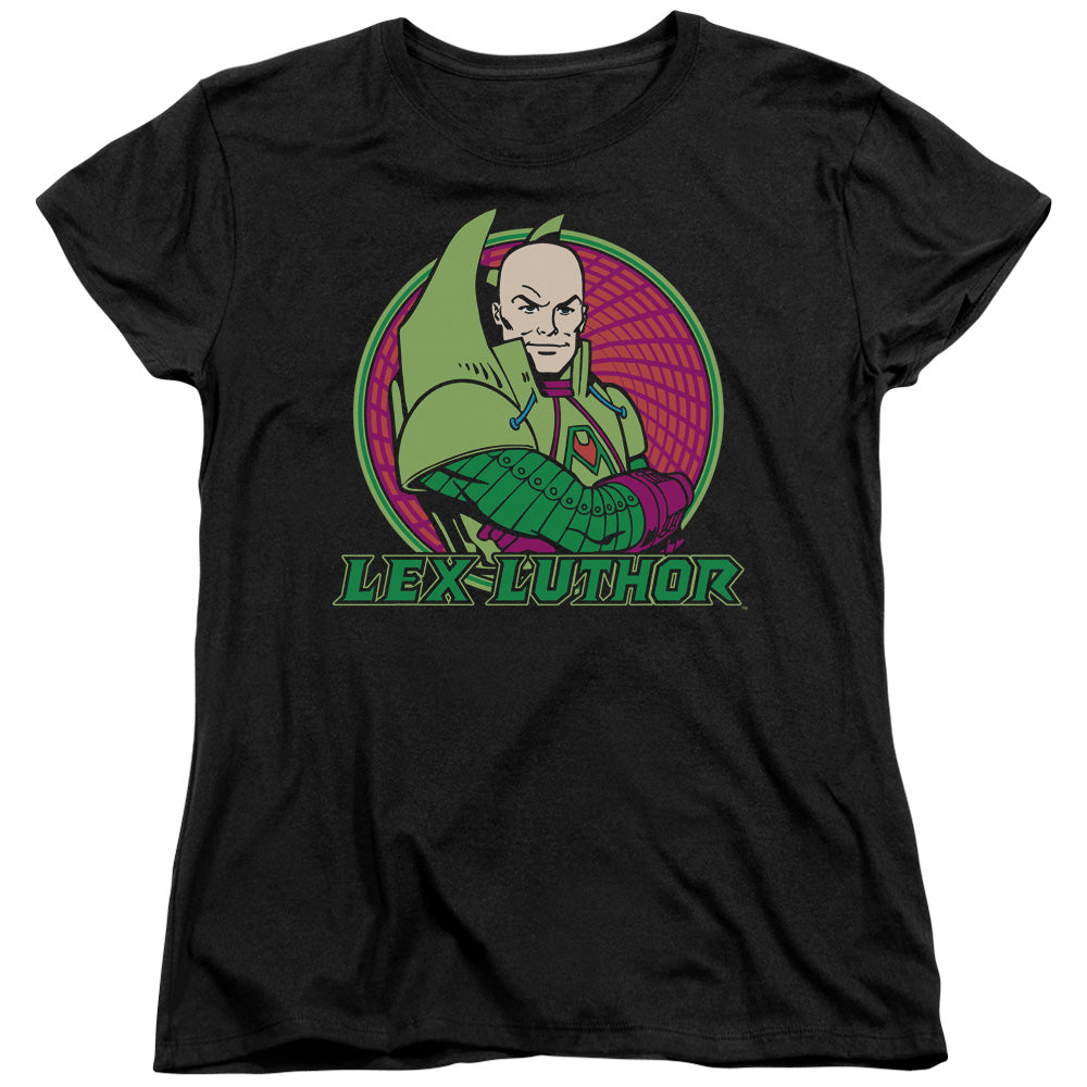 DC Comics Lex Luthor Womens T Shirt Black