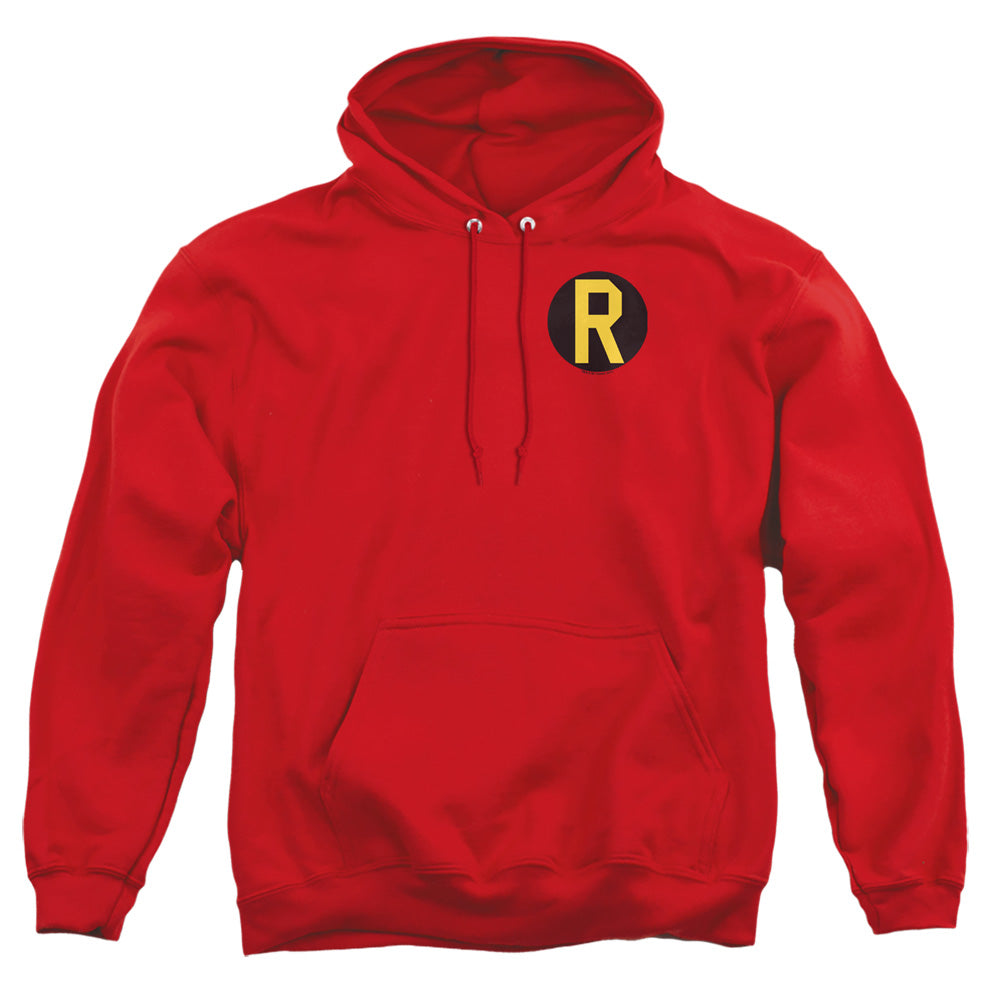 Dc Robin Logo Mens Hoodie Red