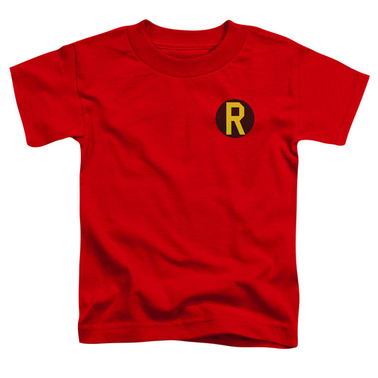 DC Comics Robin Logo Toddler Kids Youth T Shirt Red