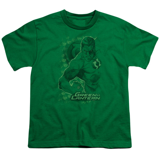 DC Comics Pencil Energy Kids Youth T Shirt Kelly Green