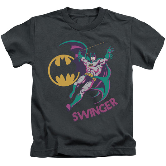 DC Comics Swinger Juvenile Kids Youth T Shirt Charcoal 
