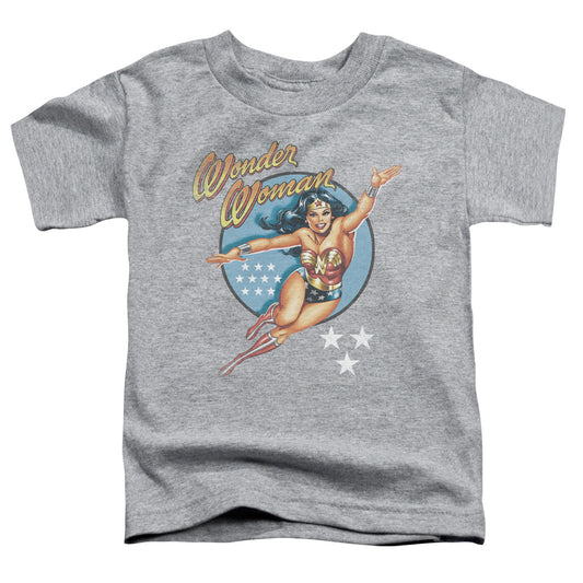 DC Comics Wonder Woman Vintage Toddler Kids Youth T Shirt Athletic Heather