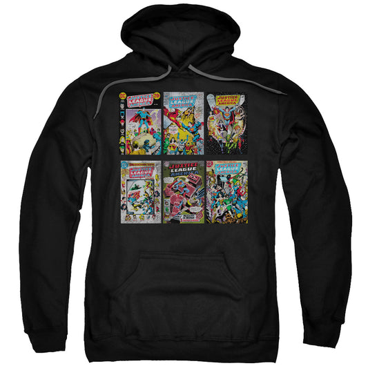 DC Comics DC Comics Covers Mens Hoodie Black