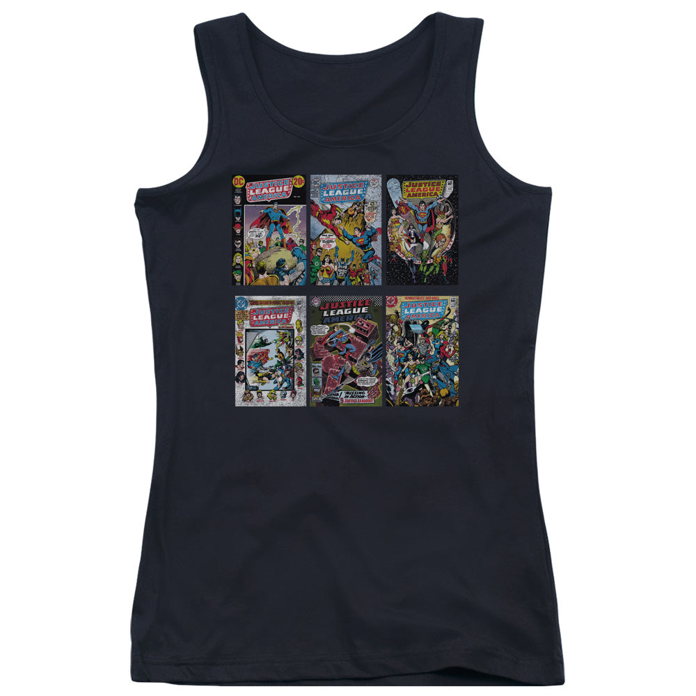 DC Comics DC Comics Covers Womens Tank Top Shirt Black