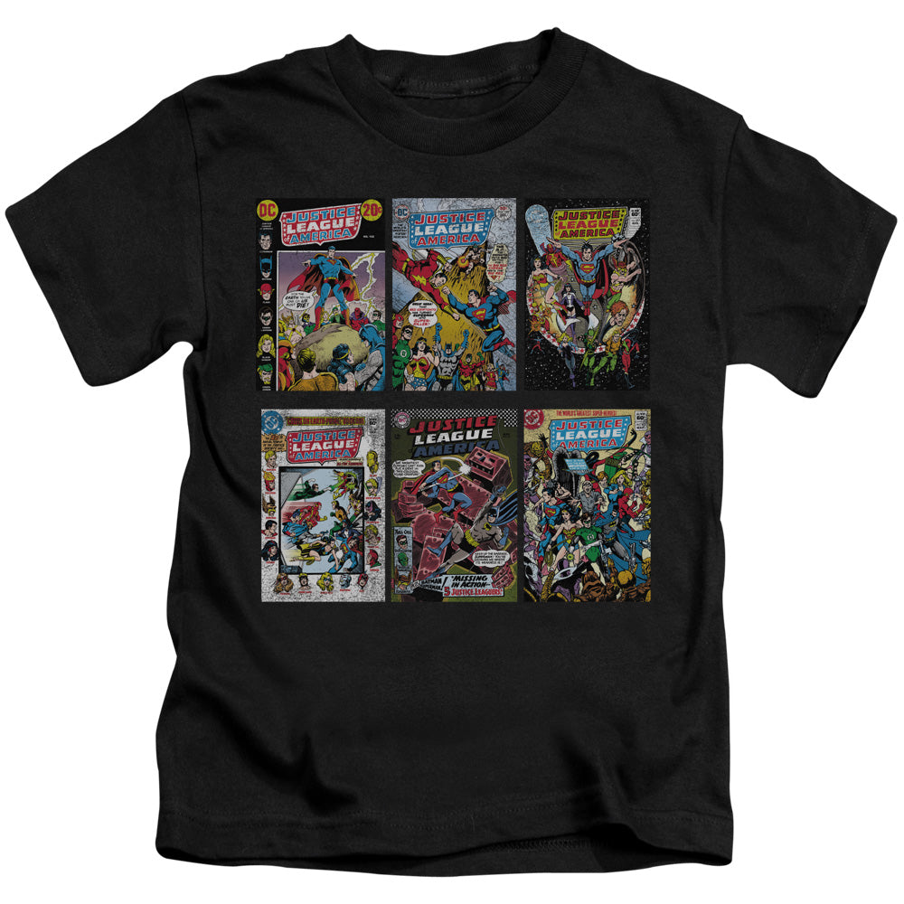 DC Comics DC Comics Covers Juvenile Kids Youth T Shirt Black 