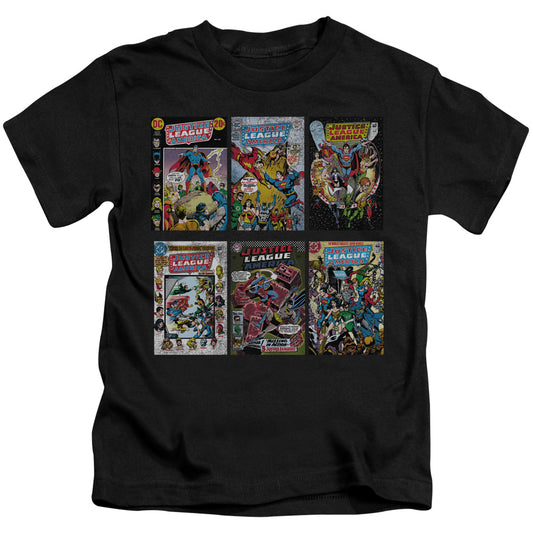 DC Comics DC Comics Covers Juvenile Kids Youth T Shirt Black 