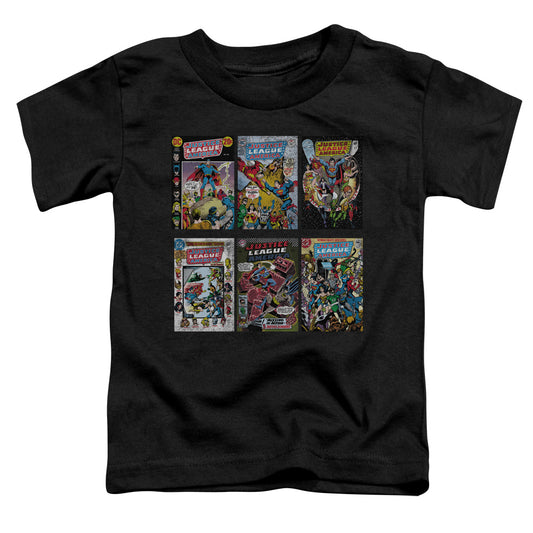 DC Comics DC Comics Covers Toddler Kids Youth T Shirt Black