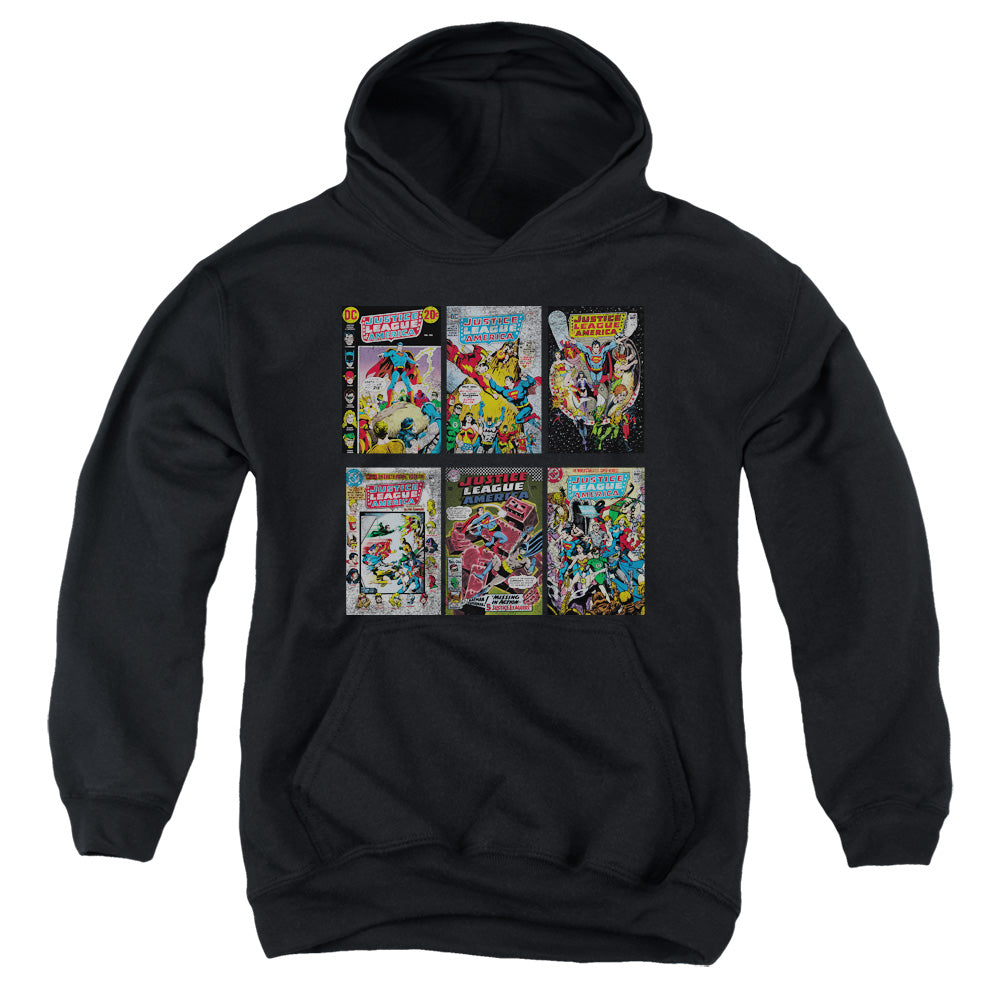 DC Comics DC Comics Covers Kids Youth Hoodie Black