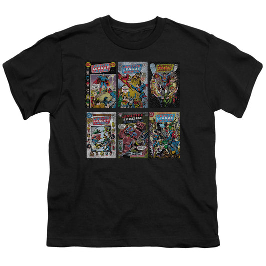 DC Comics DC Comics Covers Kids Youth T Shirt Black