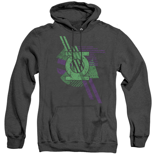 DC Comics Lantern Shapes Heather Mens Hoodie Black