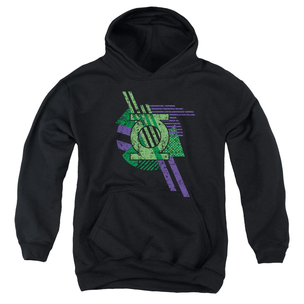 DC Comics Lantern Shapes Kids Youth Hoodie Black
