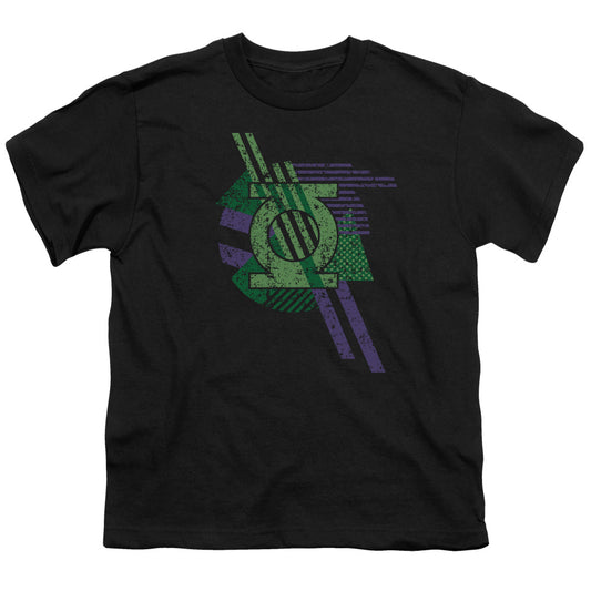 DC Comics Lantern Shapes Kids Youth T Shirt Black