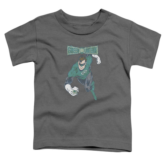 DC Comics Desaturated Green Lantern Toddler Kids Youth T Shirt Charcoal