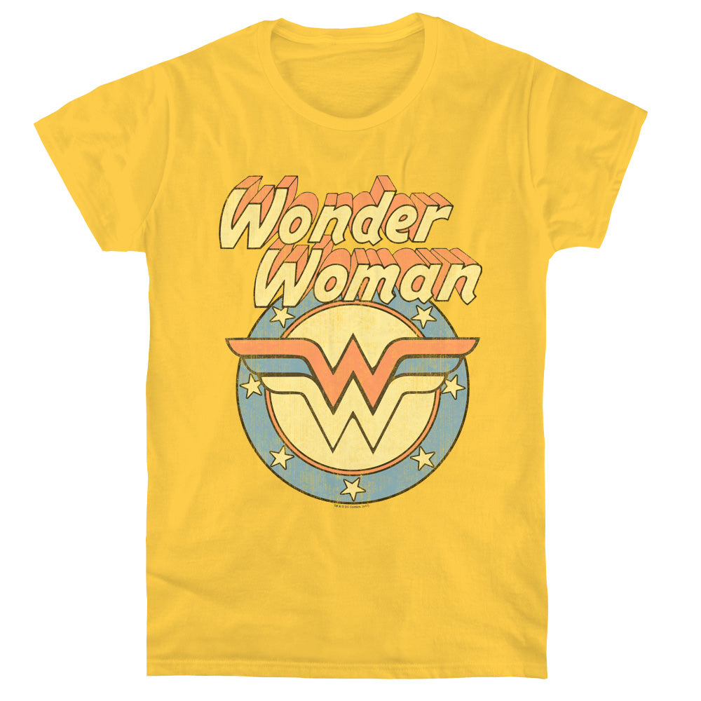 DC Comics Faded Wonder Womens T Shirt Banana