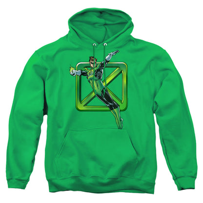 Dco Green Cross Mens Hoodie Kelly Green Officially Licensed